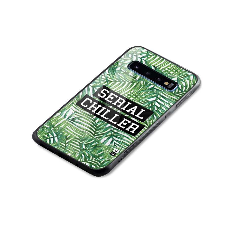 Serial Chiller Glass Back Case for Galaxy S10