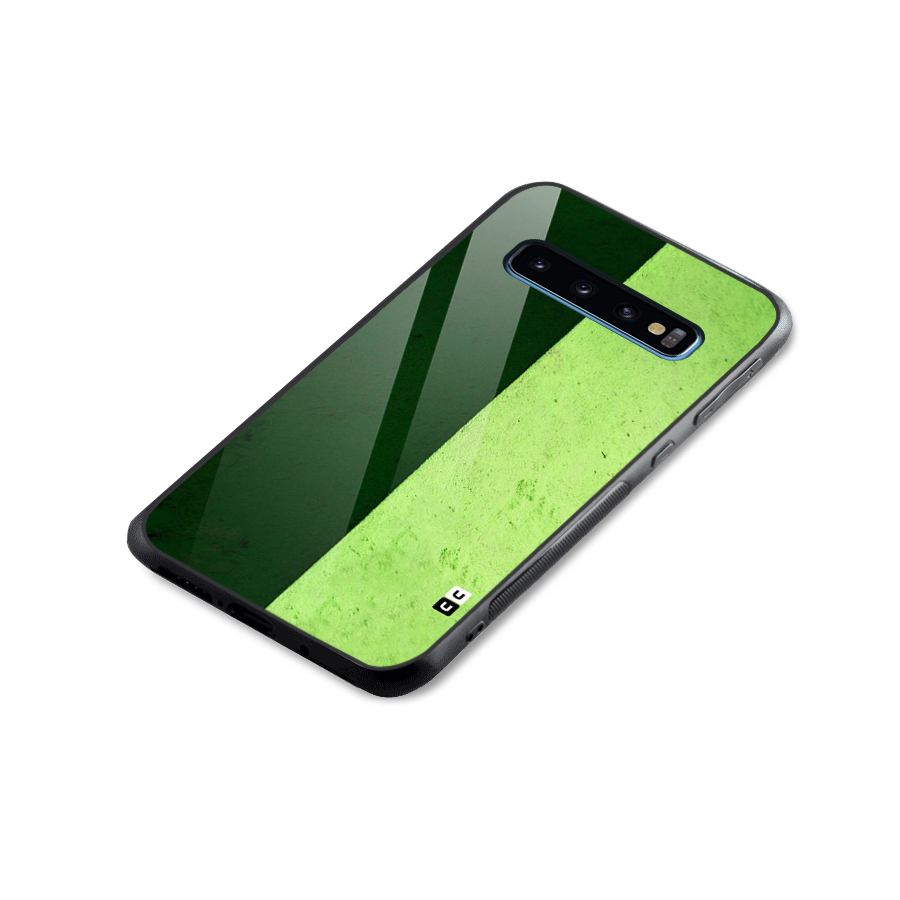 Shades Half Glass Back Case for Galaxy S10