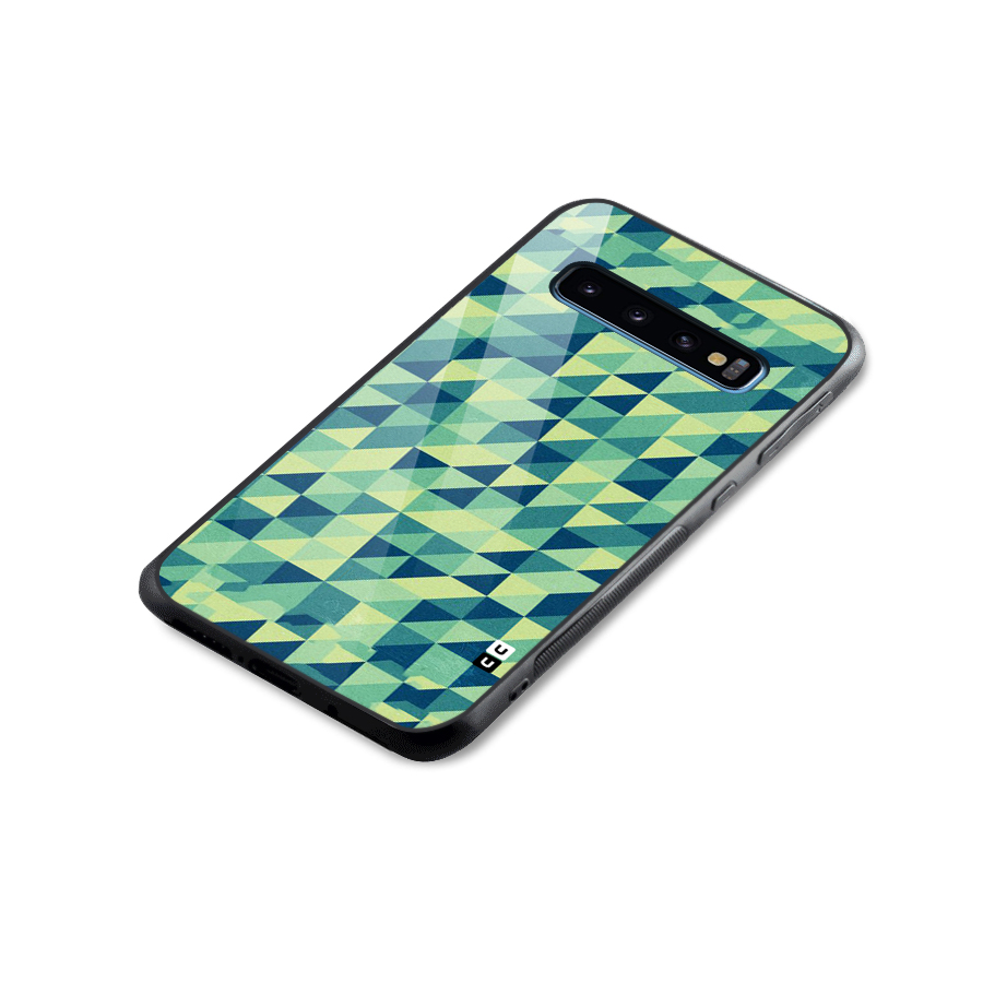 Shady Green Glass Back Case for Galaxy S10