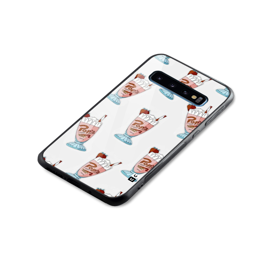 Shake Design Glass Back Case for Galaxy S10