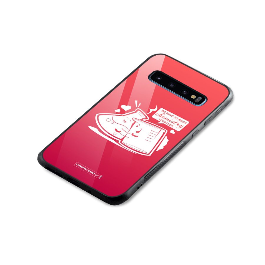 So Much Chemistry Glass Back Case for Galaxy S10
