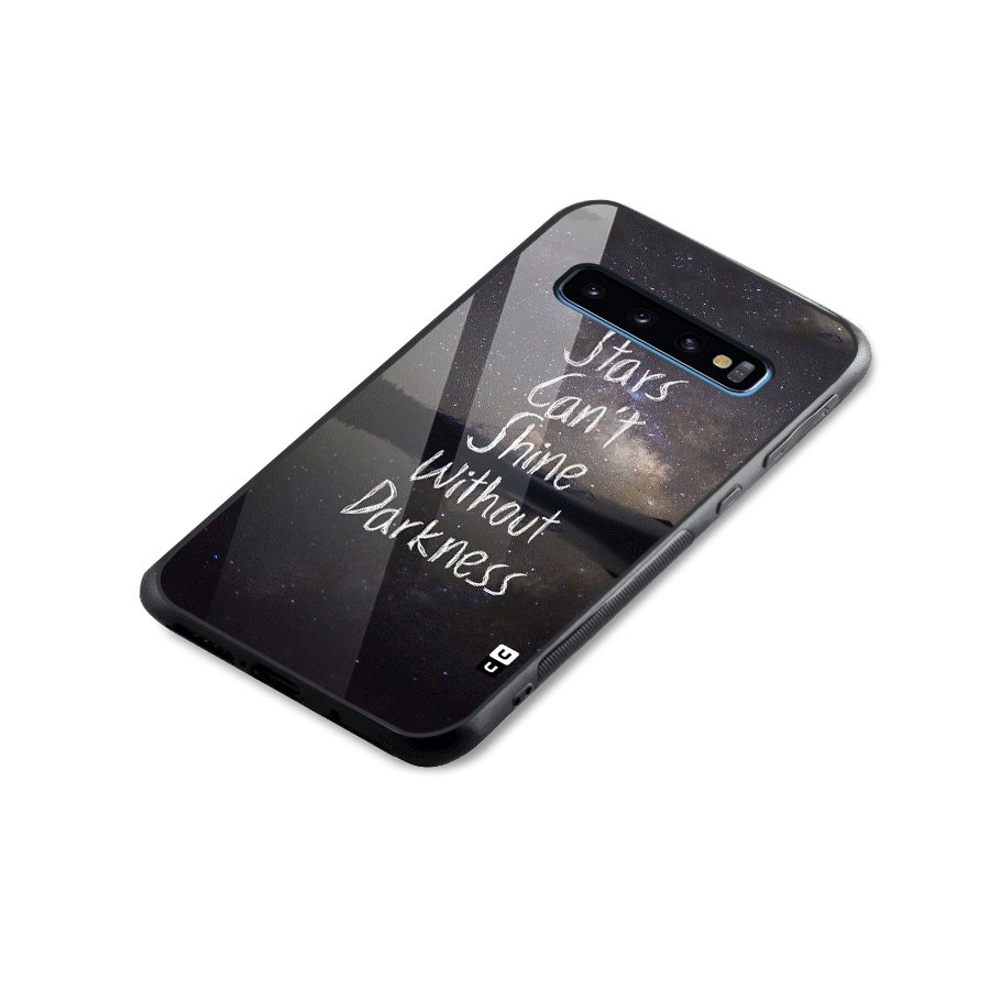 Stars Shine Glass Back Case for Galaxy S10