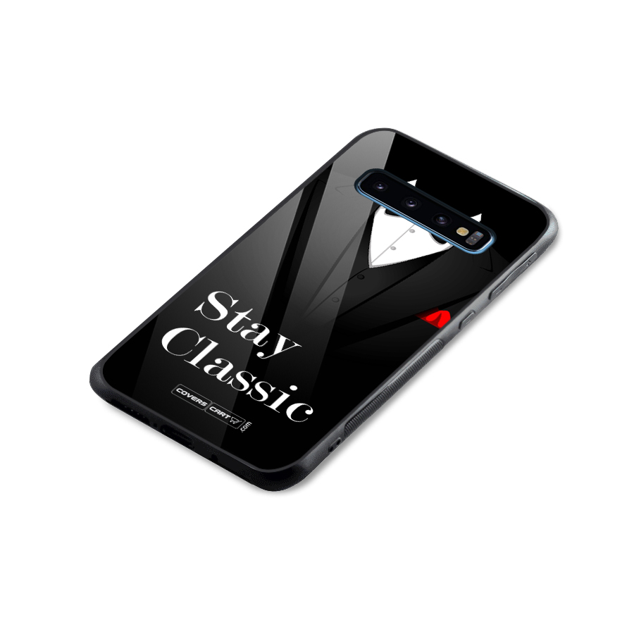Stay Classic Glass Back Case for Galaxy S10