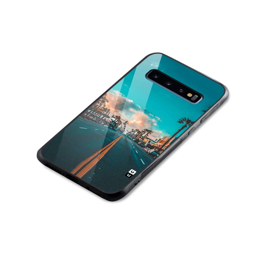 Sundown Road Glass Back Case for Galaxy S10