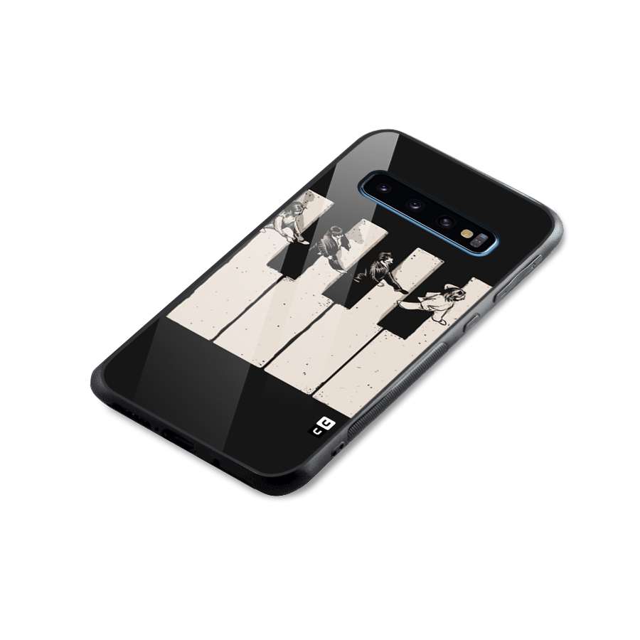 Talk A Walk Glass Back Case for Galaxy S10