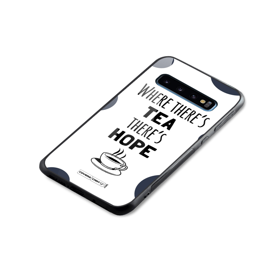 Tea Hope Glass Back Case for Galaxy S10