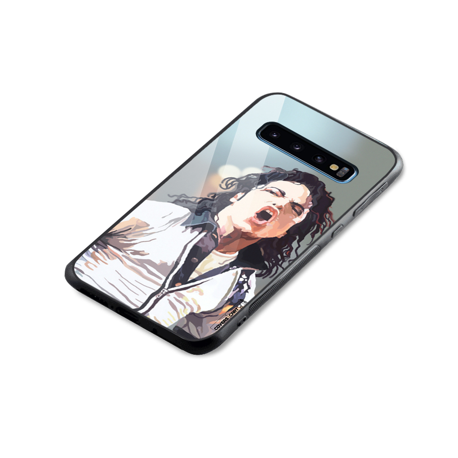 The Legend Michael Jackson Glass Back Case for Galaxy S10