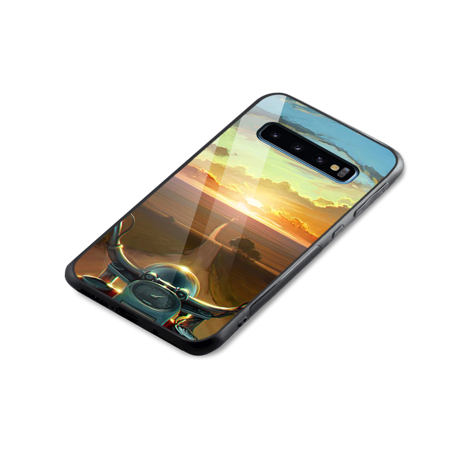 The Long Ride Glass Back Case for Galaxy S10