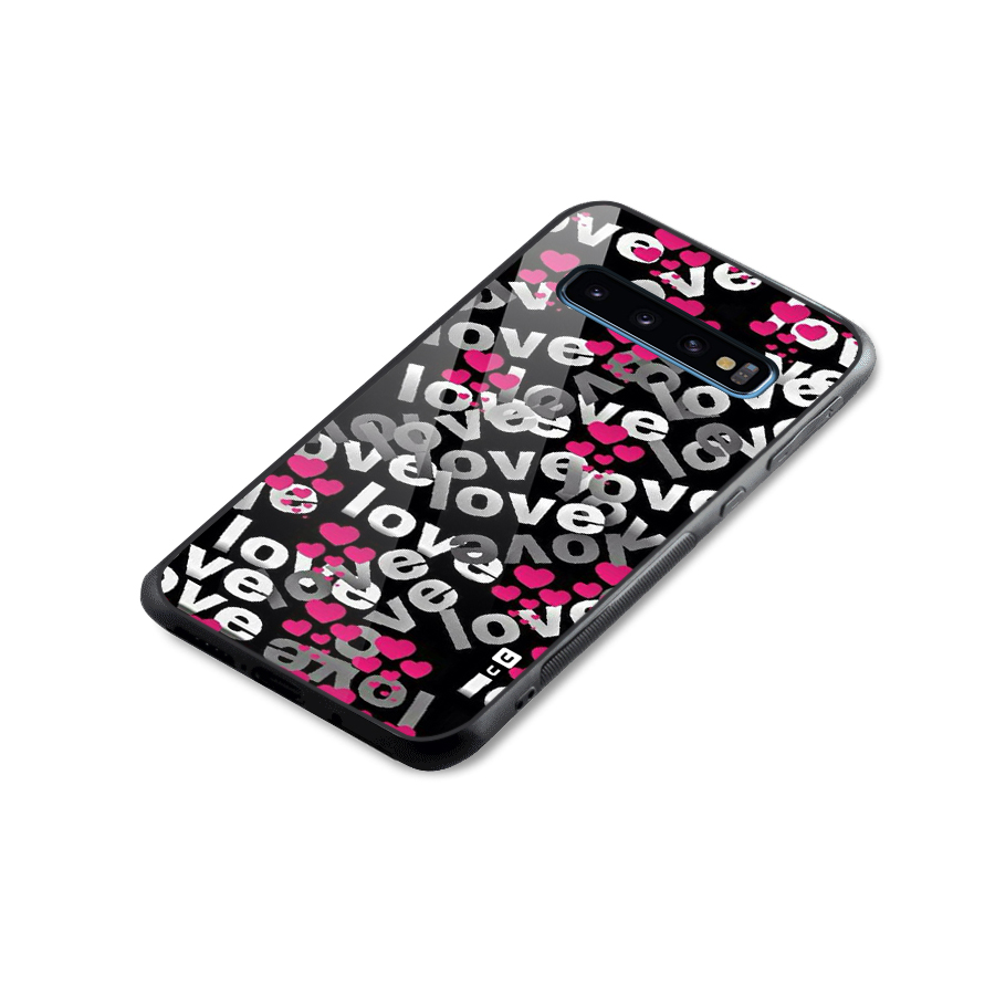 Too Much Love Glass Back Case for Galaxy S10