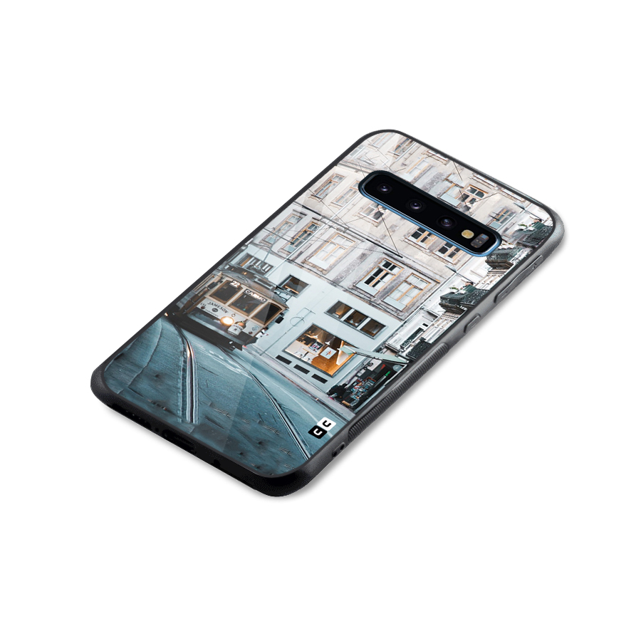 Tramp Train Glass Back Case for Galaxy S10