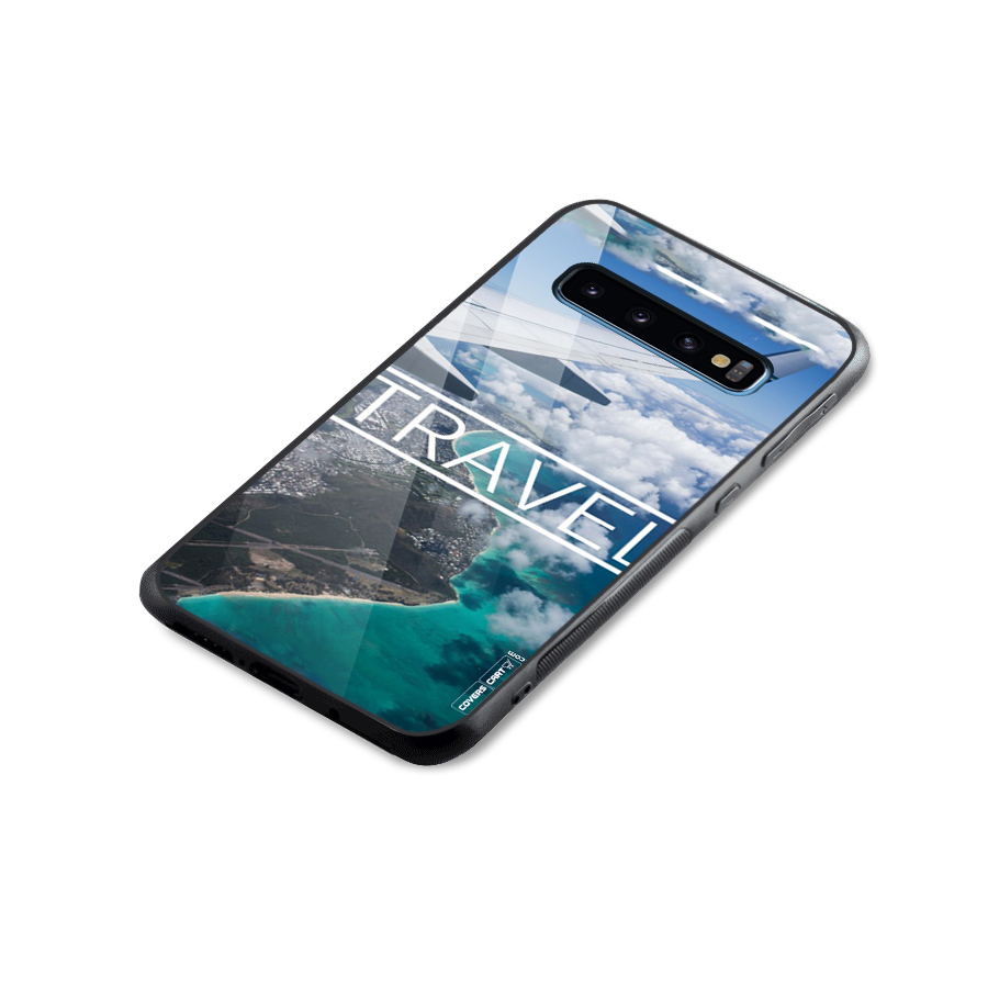 Travel Glass Back Case for Galaxy S10