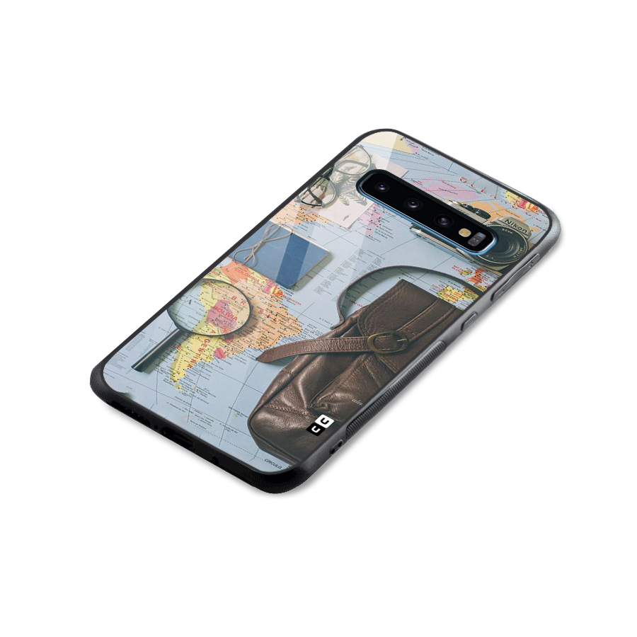 Travel Requisites Glass Back Case for Galaxy S10