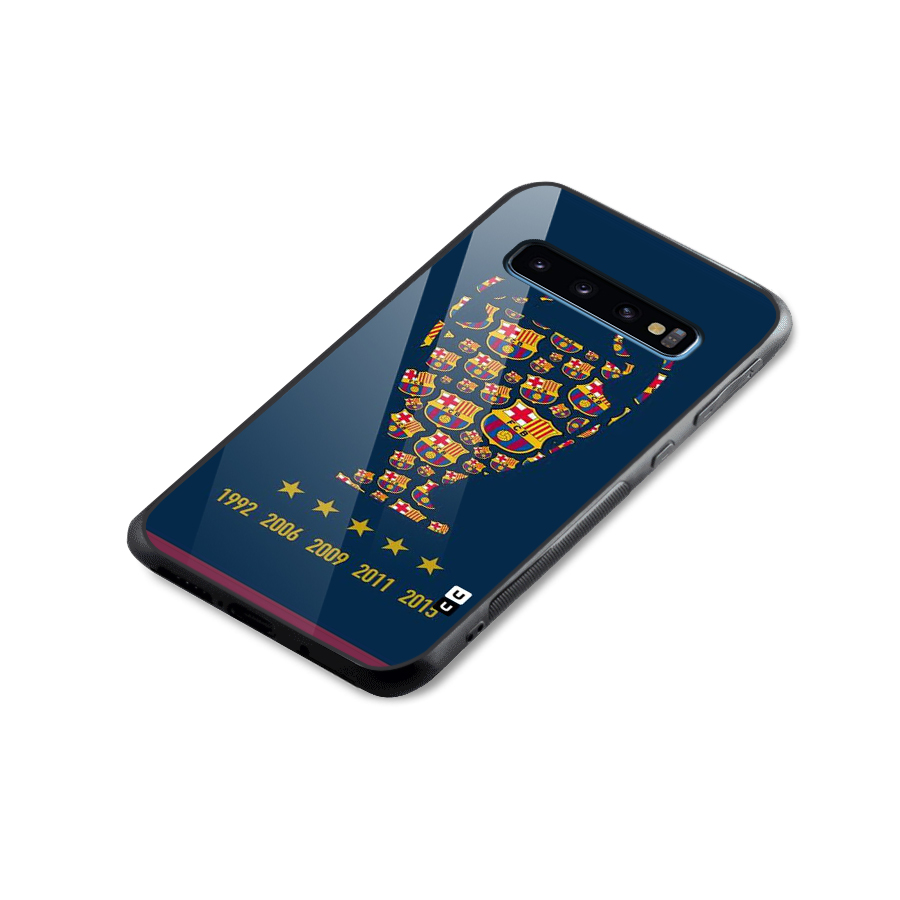 Trophy Team Glass Back Case for Galaxy S10