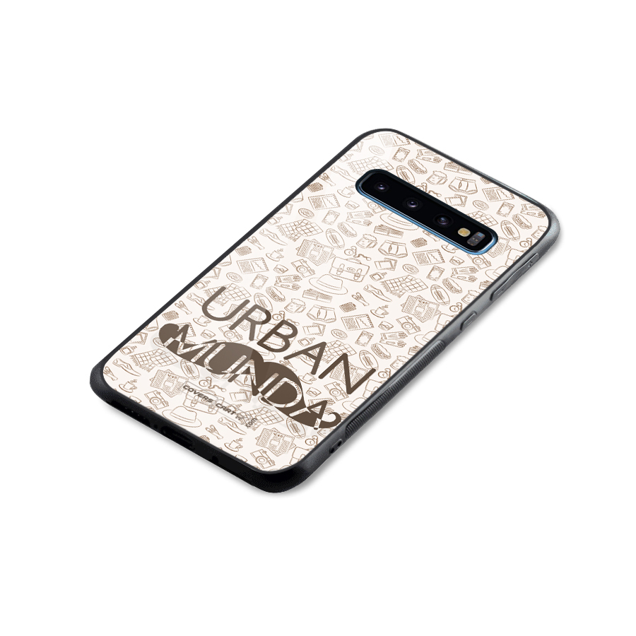 Urban Munda Glass Back Case for Galaxy S10