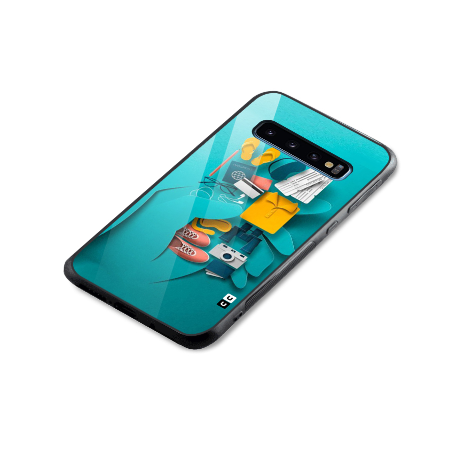 Vacay Vibes Glass Back Case for Galaxy S10