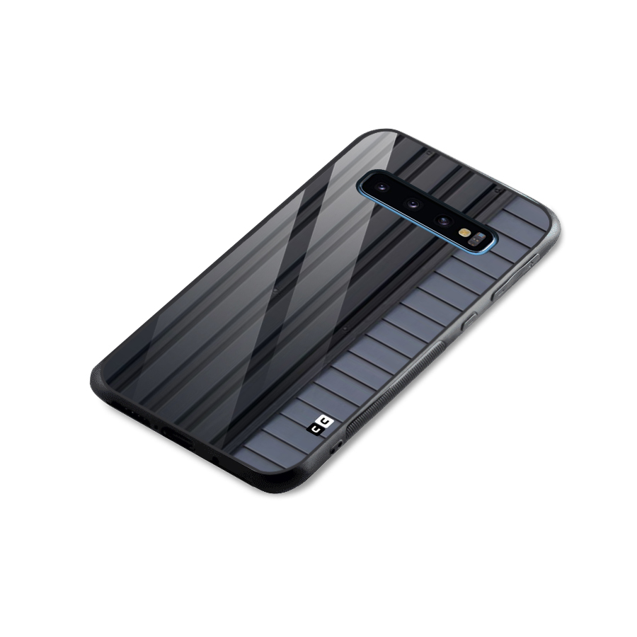Vertical Horizontal Glass Back Case for Galaxy S10