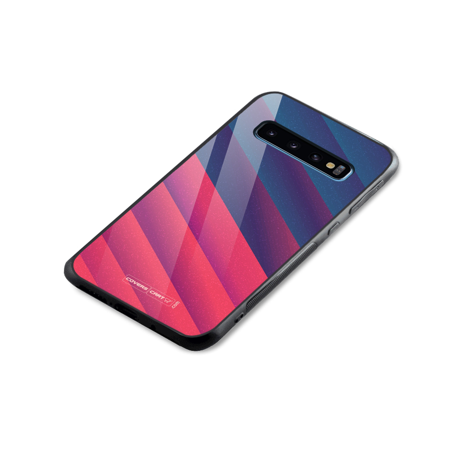 Vibrant Shades Glass Back Case for Galaxy S10
