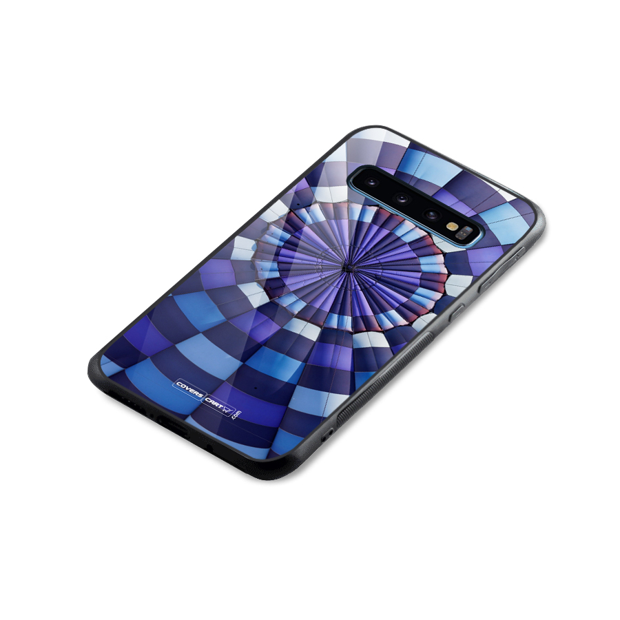 Violet Wonder Glass Back Case for Galaxy S10