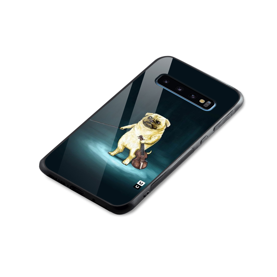 Violin Master Glass Back Case for Galaxy S10