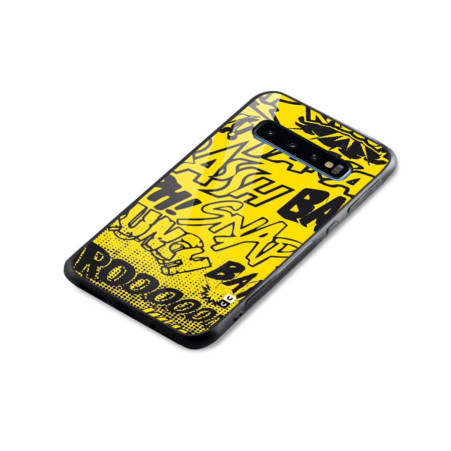 Vroom Snap Glass Back Case for Galaxy S10