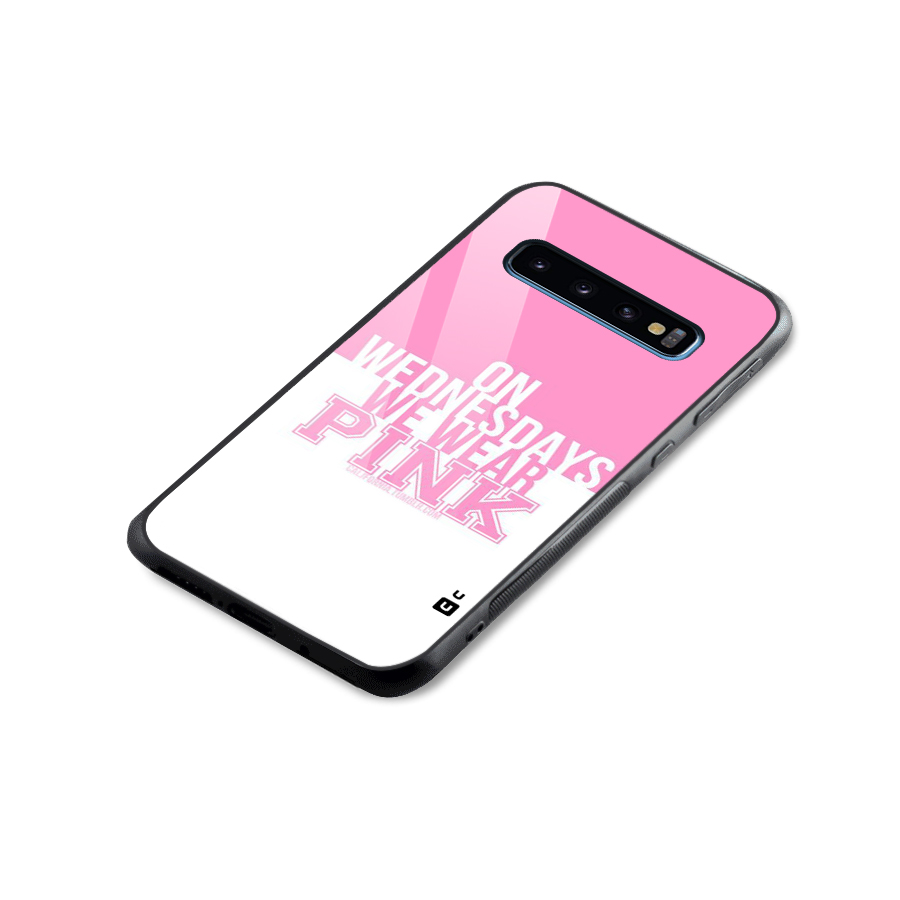 Wear Pink Glass Back Case for Galaxy S10