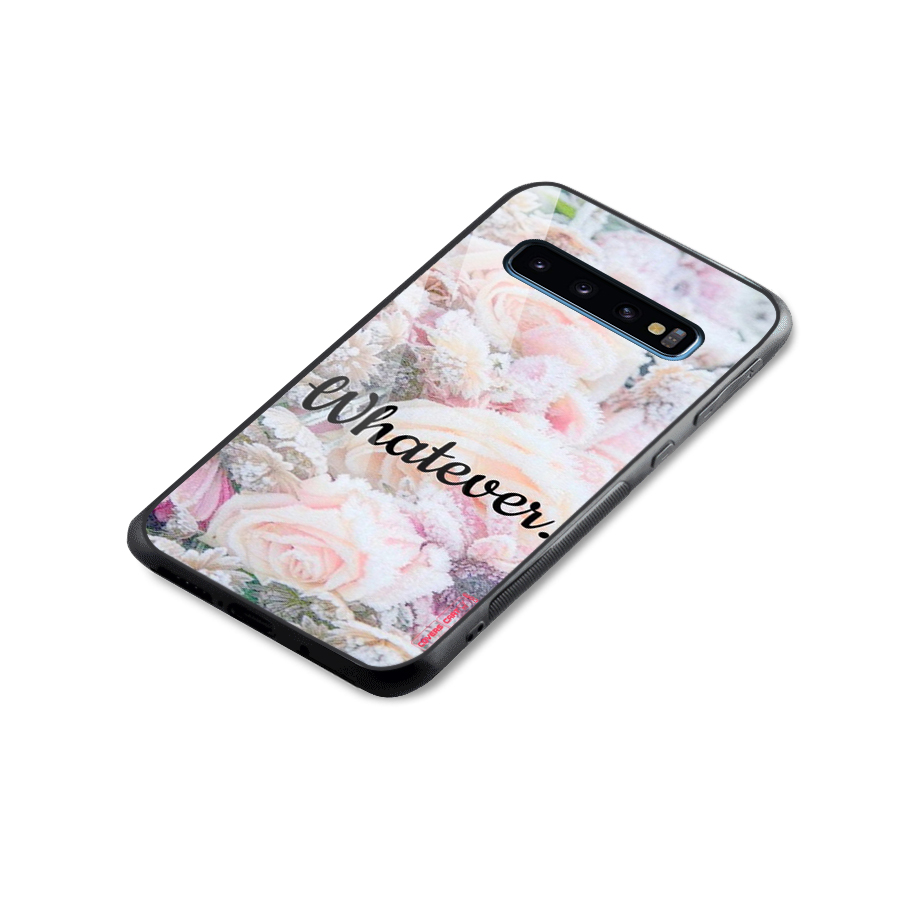 Whatever Glass Back Case for Galaxy S10