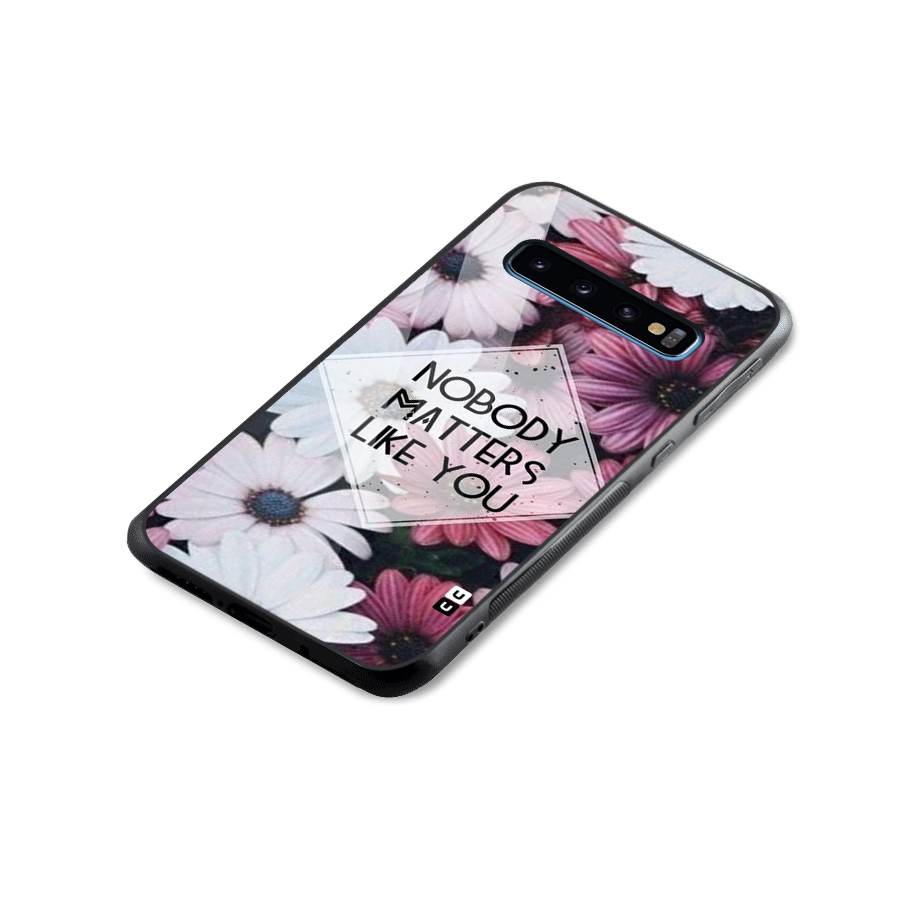 You Matter Glass Back Case for Galaxy S10