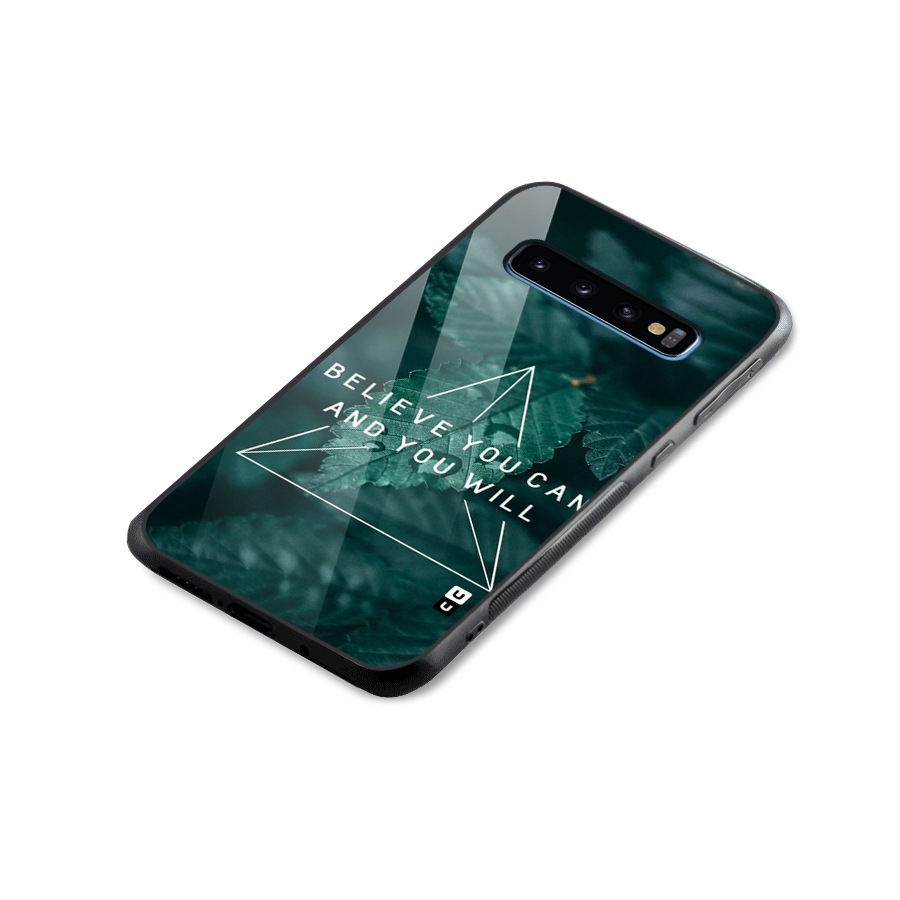 You Will Glass Back Case for Galaxy S10