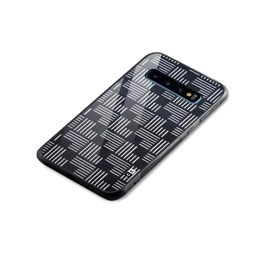 Zig Zag Hierarchy Glass Back Case for Galaxy S10