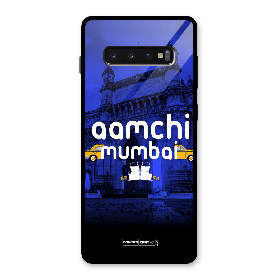 Aamchi Mumbai Glass Back Case for Galaxy S10 Plus