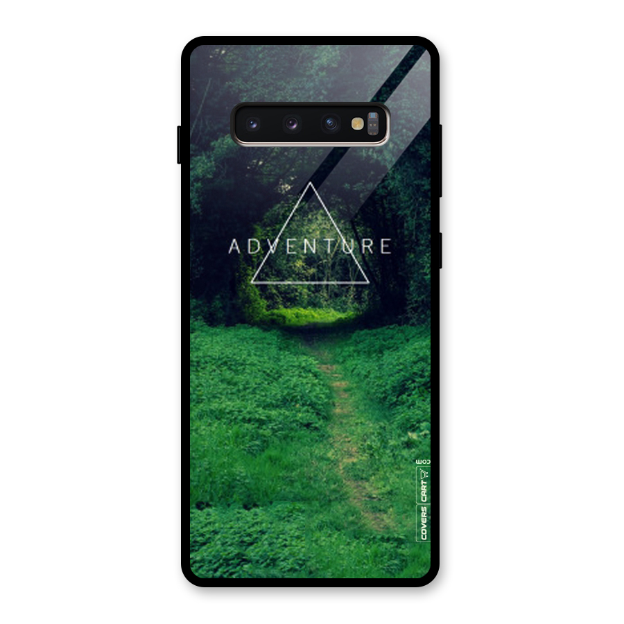 Adventure Take Glass Back Case for Galaxy S10 Plus