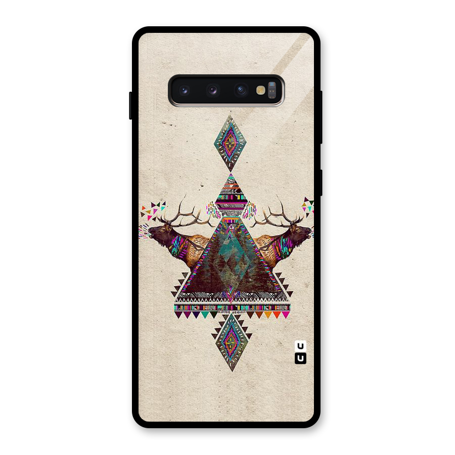 Aesthetic Bull Glass Back Case for Galaxy S10 Plus