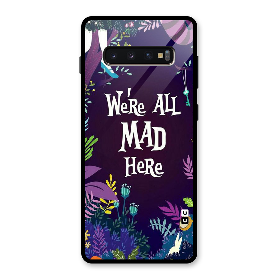 All Mad Glass Back Case for Galaxy S10 Plus