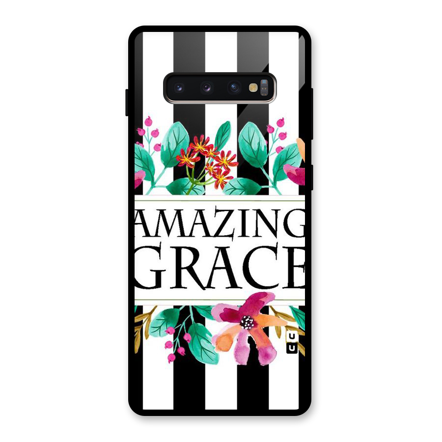 Amazing Grace Glass Back Case for Galaxy S10 Plus