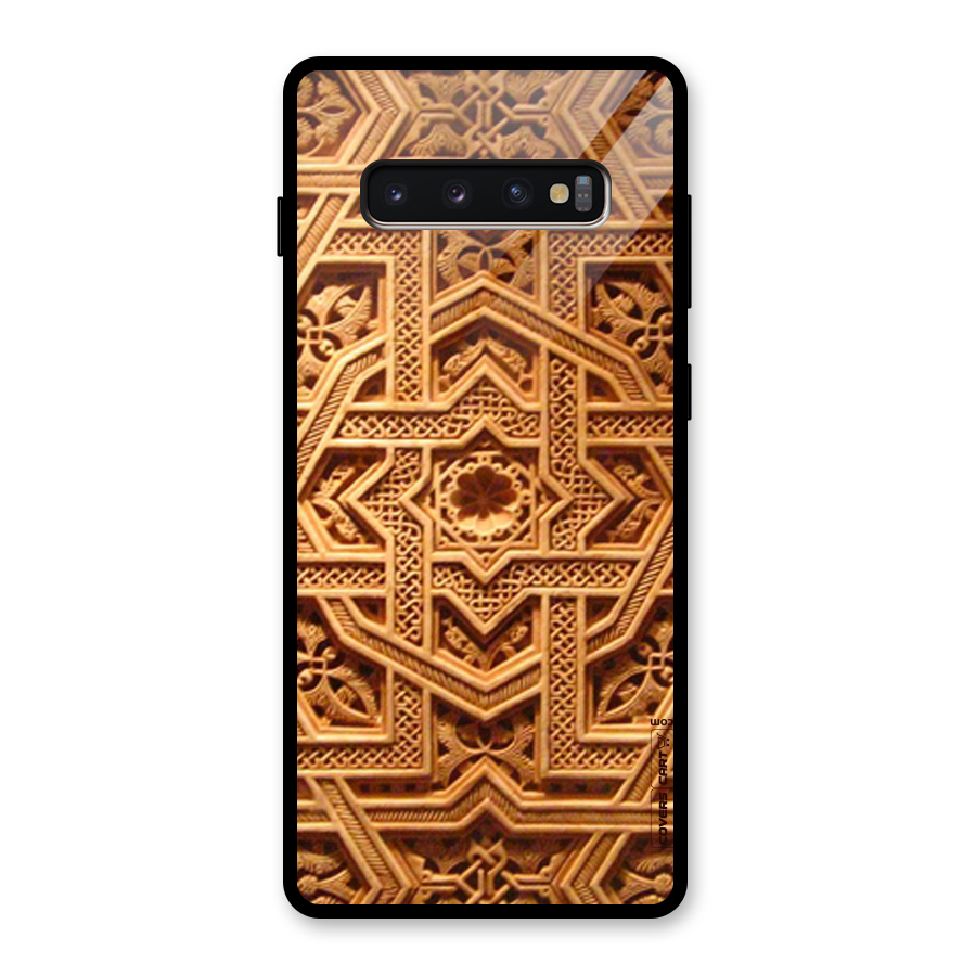 Archaic Wall Glass Back Case for Galaxy S10 Plus