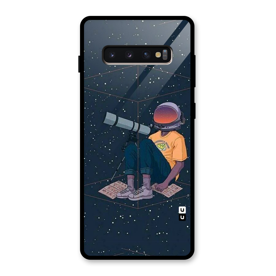AstroNOT Glass Back Case for Galaxy S10 Plus