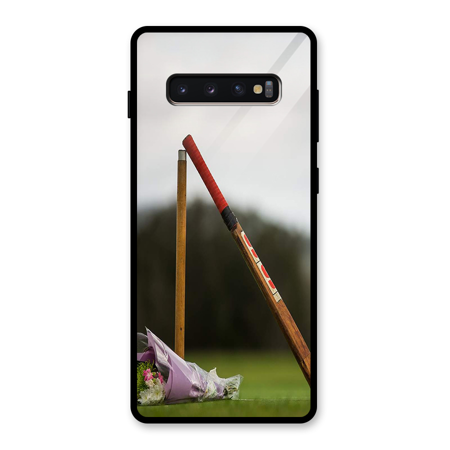 Bat Wicket Glass Back Case for Galaxy S10 Plus