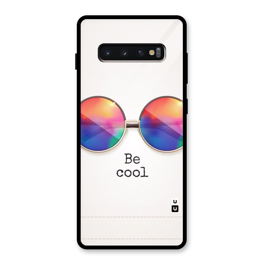 Be Cool Glass Back Case for Galaxy S10 Plus