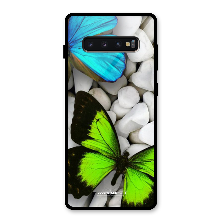 Beautiful Butterflies Glass Back Case for Galaxy S10 Plus