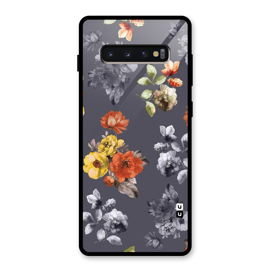 Beauty Art Bloom Glass Back Case for Galaxy S10 Plus