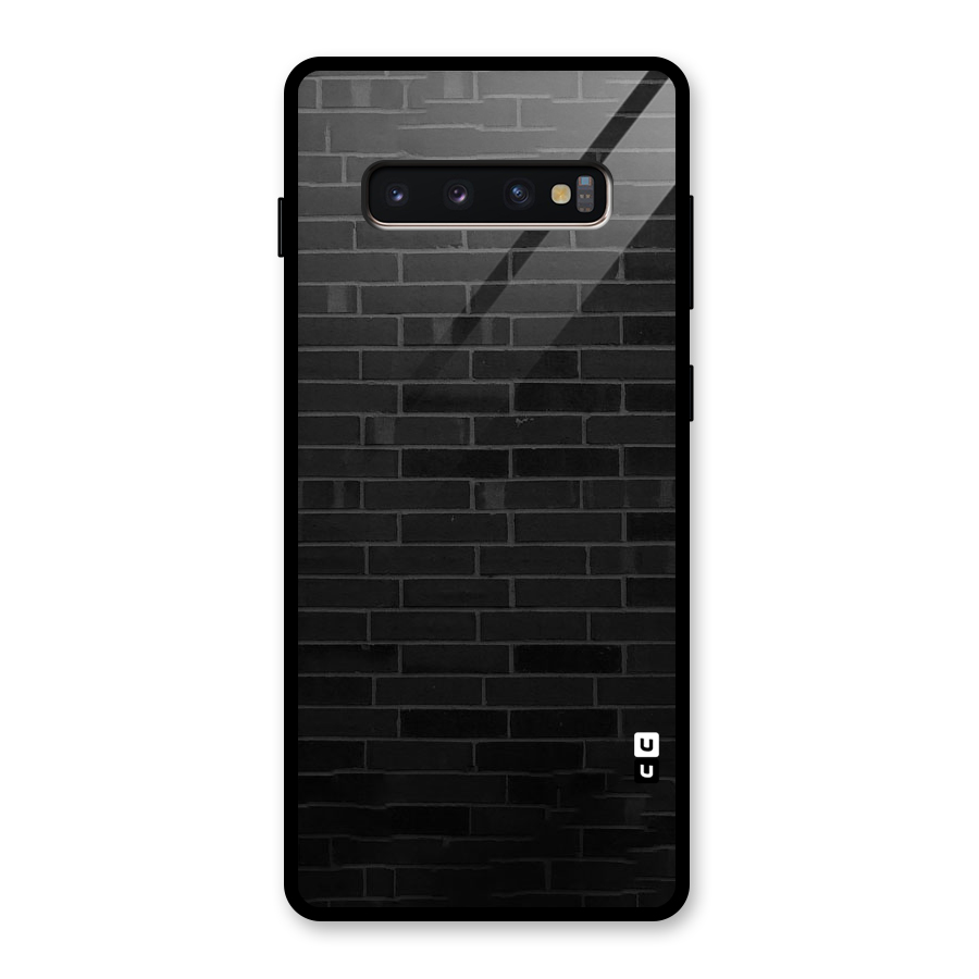 Brick Wall Glass Back Case for Galaxy S10 Plus