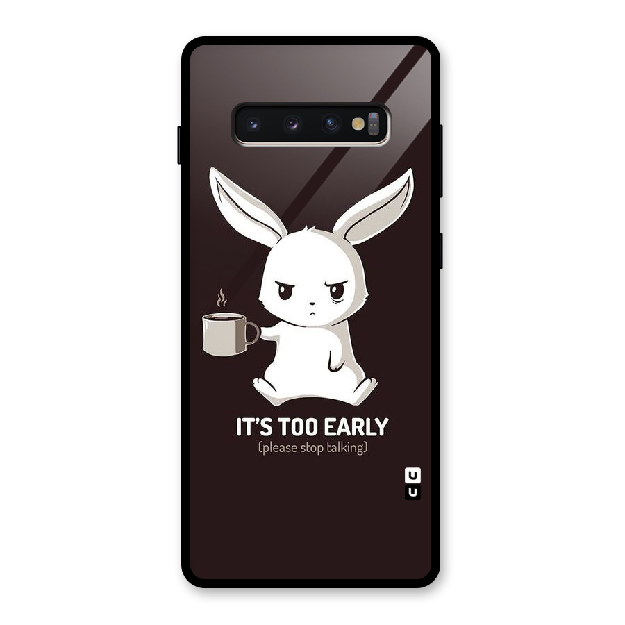 Bunny Early Glass Back Case for Galaxy S10 Plus