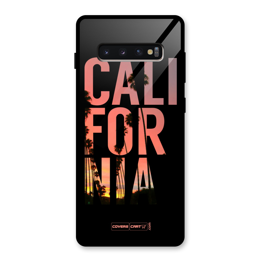 California Glass Back Case for Galaxy S10 Plus