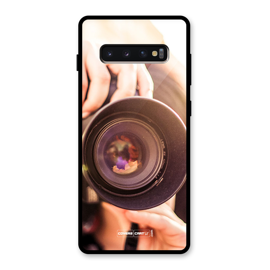 Camera Lovers Glass Back Case for Galaxy S10 Plus
