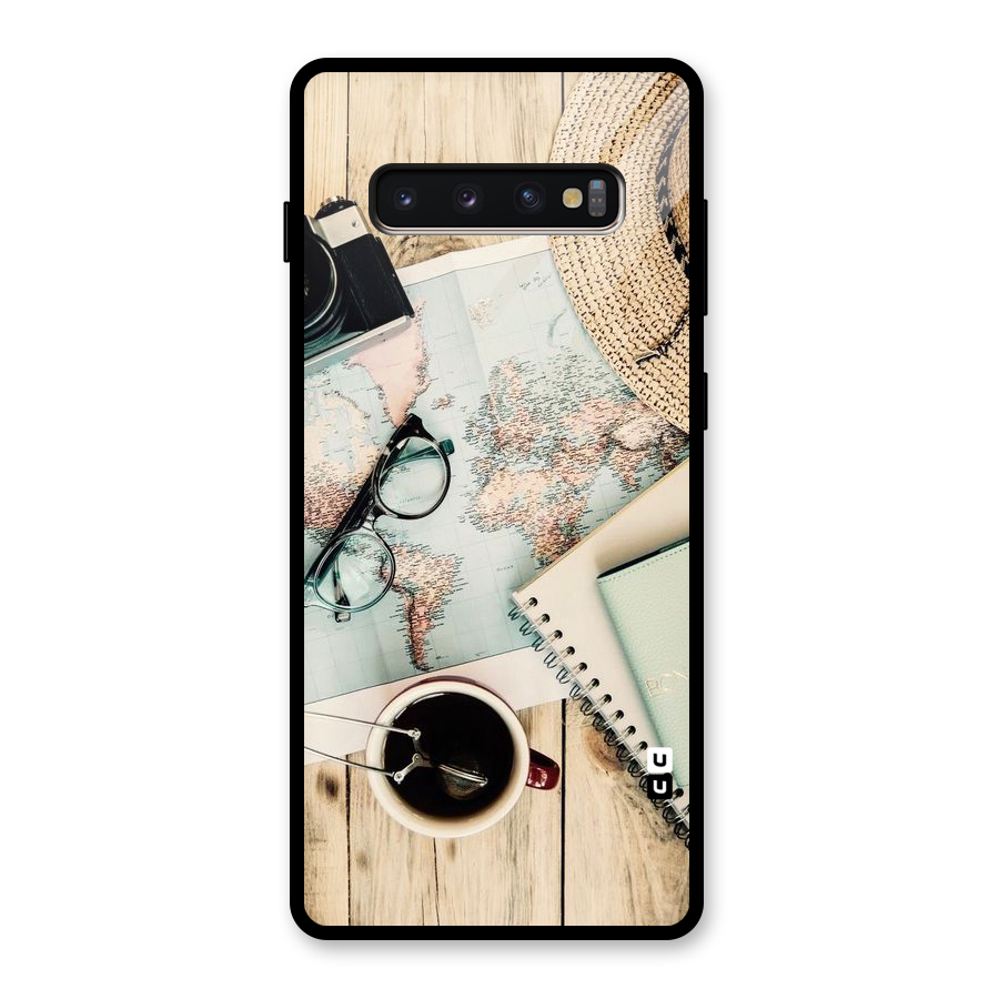 Camera Notebook Glass Back Case for Galaxy S10 Plus