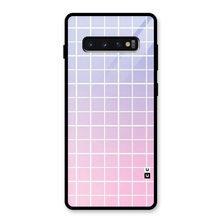 Check Shades Glass Back Case for Galaxy S10 Plus