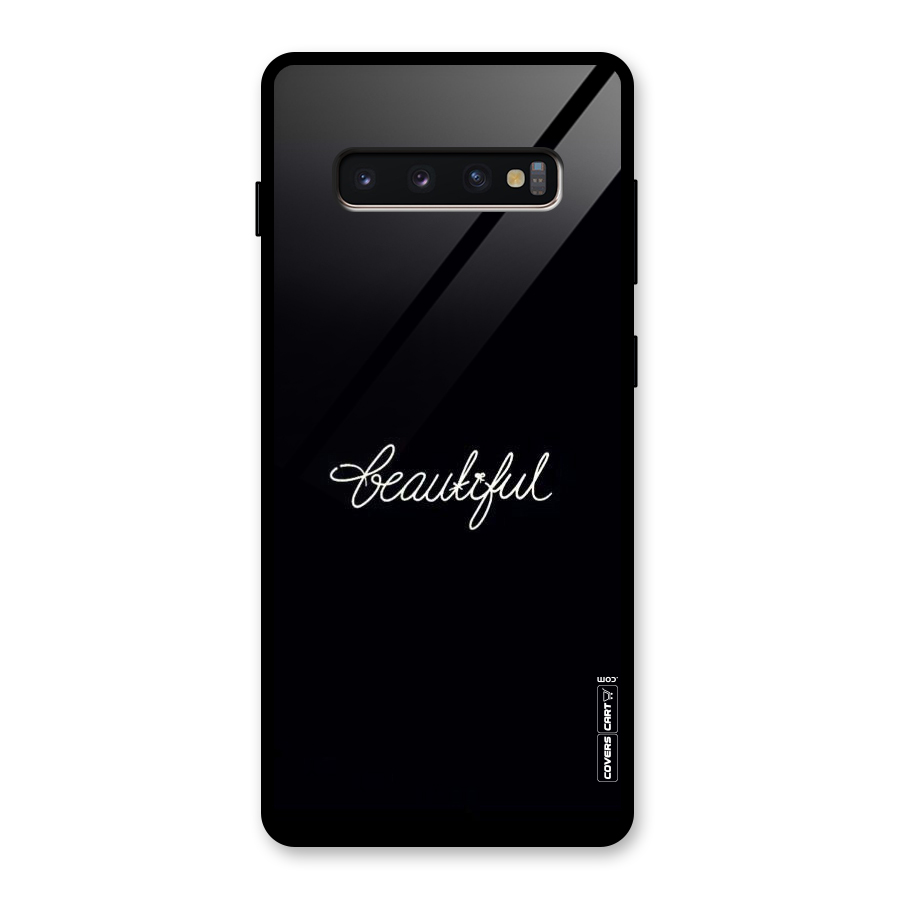 Classic Beautiful Glass Back Case for Galaxy S10 Plus
