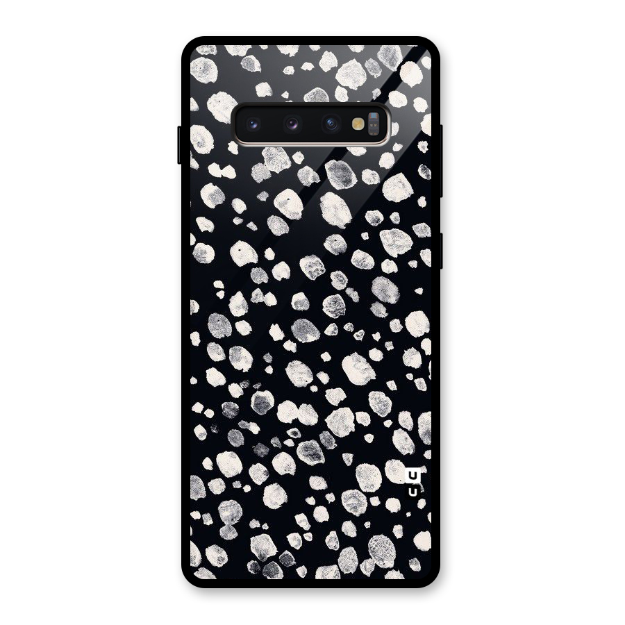 Classic Rocks Pattern Glass Back Case for Galaxy S10 Plus