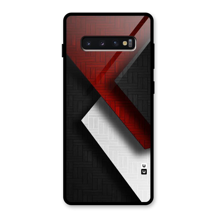 Classic Shades Design Glass Back Case for Galaxy S10 Plus