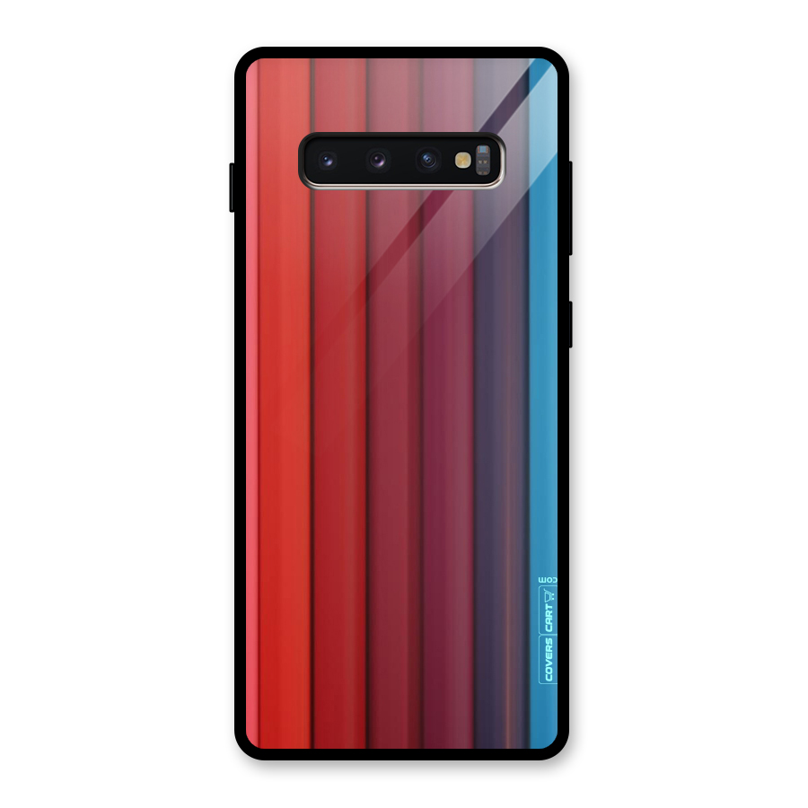 Colour Palette Glass Back Case for Galaxy S10 Plus
